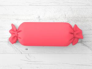 Biante Polštář válec bonbon Rongo RG-046 Neonově růžový 15x40 cm
