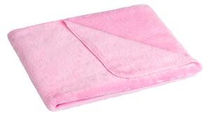 BELLATEX Přikrývka Korall micro Růžová 75x100 cm