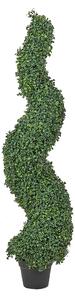 Umělá rostlina BOXWOOD SPIRAL TREE 120 cm Zelená