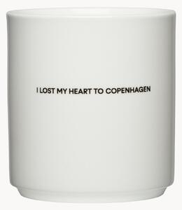 Hrnek's nápisem I Lost My Heart