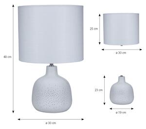 ONLI - Stolní lampa ELUMA 2xE27/15W/230V 48 cm bílá