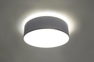 Stropní svítidlo SOLLUX Arena 35cm E27 2x60W bez zdroje SL.0122 šedá
