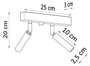 Bodové svítidlo SOLLUX Eyetech 2 G9 2x40W bez zdroje SL.0903