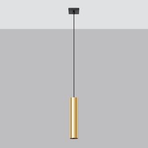 Závěsná lampa SOLLUX LAGOS 1 leštěné zlato GU10 1x10W bez žárovky SL.1200