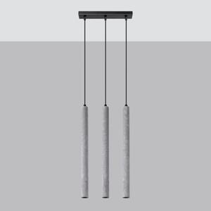 Závěsné svítidlo SOLLUX PASTELO 3L betonové G9 3x8W bez žárovky SL.1272