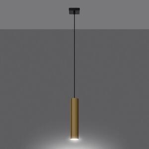 Závěsná lampa SOLLUX LAGOS 1 leštěné zlato GU10 1x10W bez žárovky SL.1200