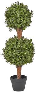 Umělá rostlina BUXUS BALL TREE 92 cm Zelená