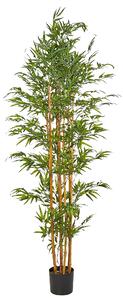 Umělá rostlina BAMBOO 220 cm Zelená