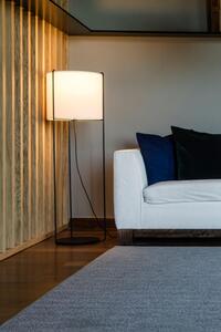 DRUM černá/béžová stojací lampa - FARO