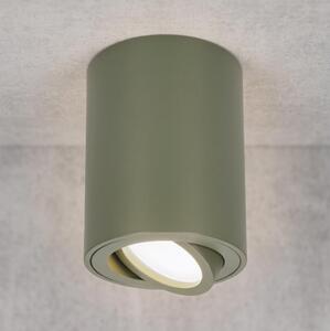 BRILAGI - Bodové svítidlo MIA 1xGU10/30W/230V 100x80 mm tmavě zelená