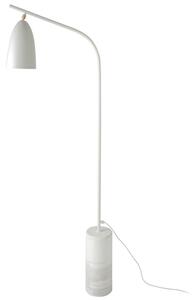 Bílá kovová stojací lampa Angel Cerdá No. 8036, 147 cm