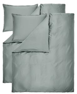Livarno® Sada saténového ložního povlečení, 140 x 200 cm, 70 x 90 cm, 2dílná, zelená (800014557)