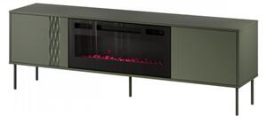 TV skříňka s krbem Firtus 180 EF, Barva: béžová 5903211394911