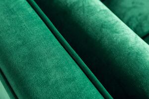 Sedačka VELVET 225 cm - smaragdově zelená