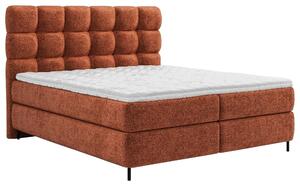 POSTEL BOXSPRING, 180/200 cm, rezavá Esposa - Manželské postele