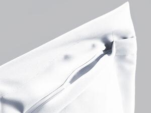 Biante Dekorační povlak na polštář s lemem Rongo RG-013 Bílý 50 x 50 cm