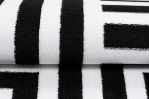 Makro Abra Moderní kusový koberec CHEAP T241A černý bílý Rozměr: 250x300 cm