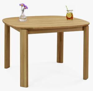 Designový dřevěný jídelní stůl 110 x 110 cm