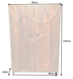 Barová skříň MATIS 140 cm - přírodní
