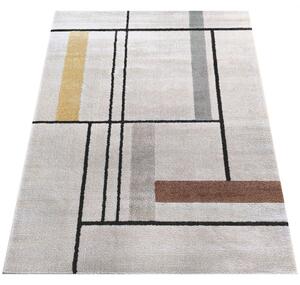 Kobercový ráj Kusový koberec LADON 02 Moderní krémový béžový Rozměr: 80x150 cm