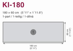 DIMEX | Fototapeta do kuchyně Béžové kachličky KI-180-168 | 180 x 60 cm | béžová, krémová, hnědá