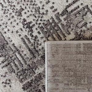 Makro Abra Moderní kusový koberec Panamero 18 Abstraktní šedý béžový Rozměr: 60x100 cm