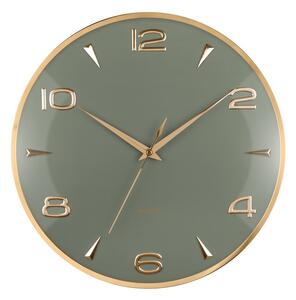 Karlsson 6017GR designové nástěnné hodiny šedá, pr. 40 cm