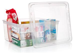 Keeeper Úložný box s víkem BEA Clearbox 18L, 39 x 35,5 x 18 cm