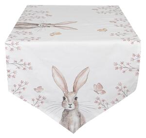 Běhoun na stůl s velikonočním motivem Rustic Easter Bunny - 50*160 cm