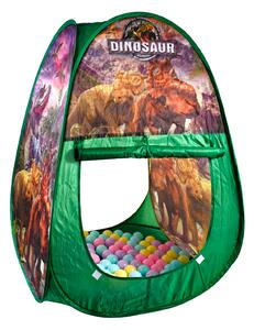 Aga4Kids Dětský hrací stan s míčky Dinosauři