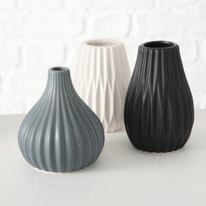 Váza Boltze Wilma keramika 3 druhy (cena za ks) 12x6cm