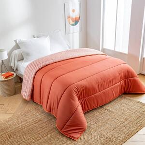 Přikrývka s kostkovaným vichy vzorem, z mikrovlákna 400g/m2 tomatová 140x200 cm