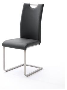 Židle jídelní PAULO ekokůže černá