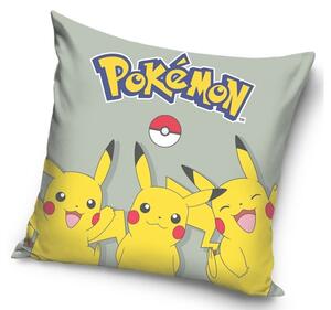Dětský polštářek Pokémon Pika Pika Pikachu 40x40 cm