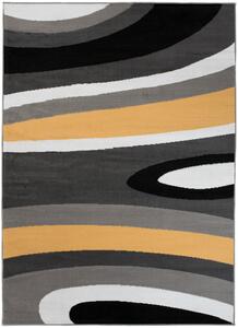 Makro Abra Kusový koberec moderní MAYA Z895A žlutý šedý Rozměr: 130x190 cm