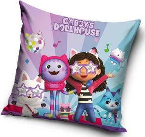 Dětský polštářek Gábinin Kouzelný Domek Rozjezdy pro Hvězdy 40x40 cm