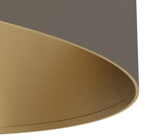 Eglo 390338 - Stojací lampa SANTANDRIA 1xE27/40W/230V hnědá/zlatá
