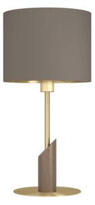 Eglo 390337 - Stolní lampa SANTANDRIA 1xE27/40W/230V hnědá/zlatá