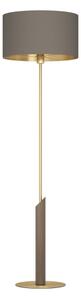 Eglo 390338 - Stojací lampa SANTANDRIA 1xE27/40W/230V hnědá/zlatá