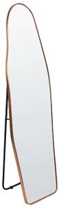 Stojací zrcadlo LARCHE 160 cm Kov Zlatá
