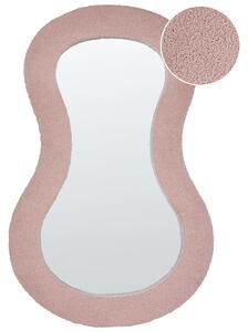 Zrcadlo PLANCHEZ 70 cm 112 cm Buklé Růžová