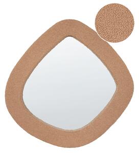 Zrcadlo EPIRY 79 cm 80 cm Buklé Světle hnědá