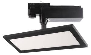 Panel TRACK LIGHT LED, černý, 3fázový, 4 000 K, zapnuto/vypnuto
