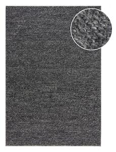 Tmavě šedý ručně tkaný koberec s příměsí vlny 120x170 cm Minerals – Flair Rugs