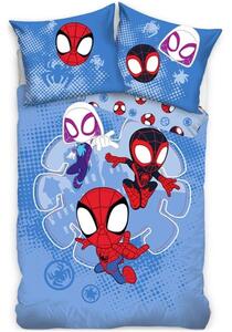 Bavlněné ložní povlečení Spidey - motiv Malí hrdinové - 100% bavlna Renforcé - 90 x 70 cm +140 x 200 cm