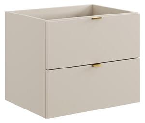 Comad Závěsná skříňka pod umyvadlo Dalia Cashmere 60 cm kašmír