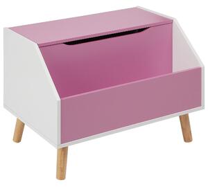 Skříňka na hračky CASPER 43 cm Růžová