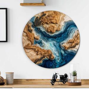 DUBLEZ | Imitace epoxidového obrazu - Dotek oceánu | UV tisk, Premium