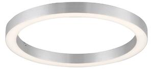 Stropní svítidlo LED PURE Lines, Ø 50 cm, stříbrné, CCT, dálkové ovládání