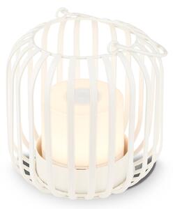 LED stolní lampa baterie 7279 IP44 kov bílá